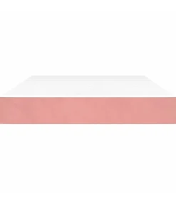 Pocketveringmatras 120x200x20 cm fluweel roze