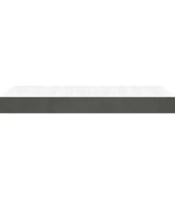 Pocketveringmatras 100x210x20 cm fluweel donkergrijs