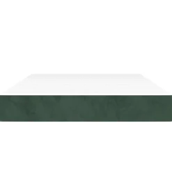 Pocketveringmatras 120x200x20 cm fluweel donkergroen