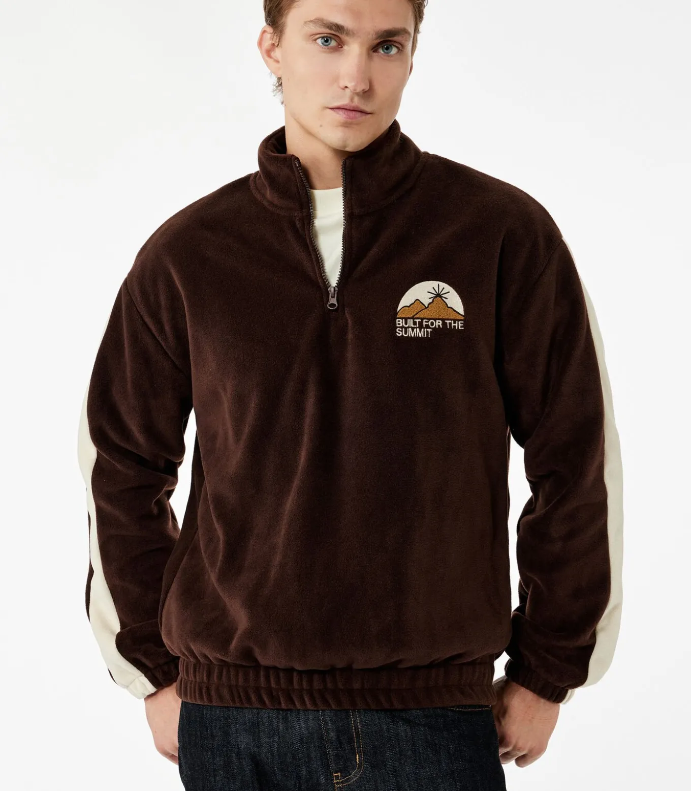 Polar sweatshirt met rits