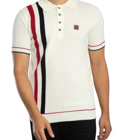 Poloshirt Met Gebreid Paneel