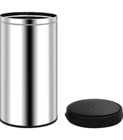 Prullenbak met automatische sensor 60 L roestvrij staal