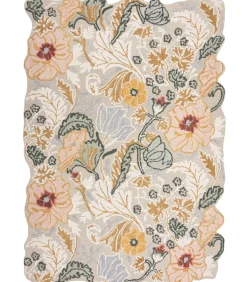 Puur wollen florale stijl tapijt ZINNIA