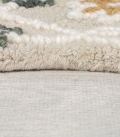 Puur wollen florale stijl tapijt ZINNIA