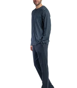 Pyjama broek polo shirt lange mouwen Italic