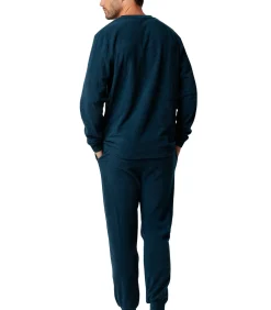 Pyjama broek top lange mouwen Checks Texture