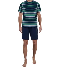 pyjama korte broek bray round dark green