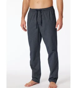 Pyjamabroek Donkerblauw Streep