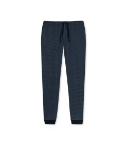 Pyjamabroek Donkerblauw-Melange