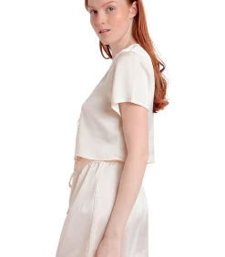 Pyjamashort satijnen hemdje Sweet Luxe