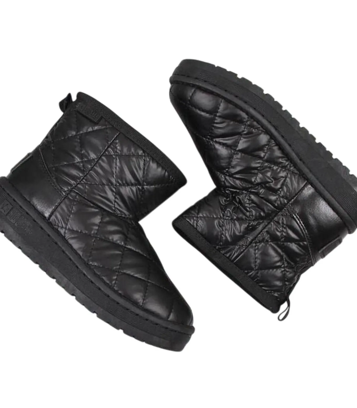 QUILTED - boots - Zwart