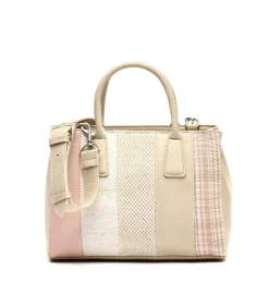 Raffia tas Vrouw Lareni Roze