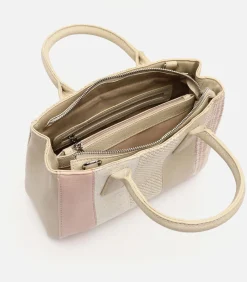 Raffia tas Vrouw Lareni Roze