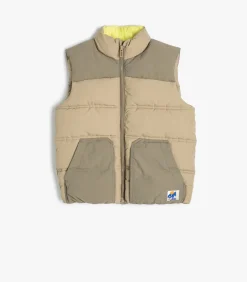 Rechte kraag Gerecycled polyester Weste Anorak