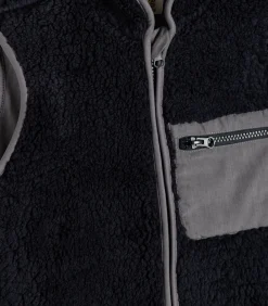 Rechte kraag Puffer Weste Anorak