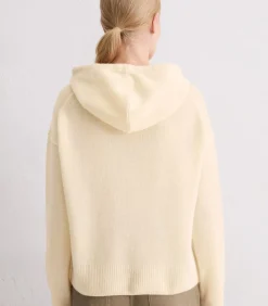 Regular gebreide hoodie