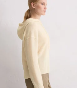 Regular gebreide hoodie