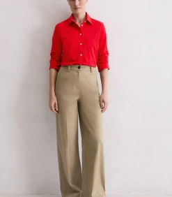 Regular jersey blouse