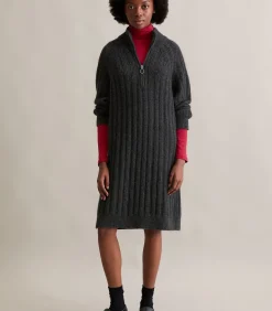 Relaxte gebreide jurk