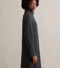 Relaxte gebreide jurk