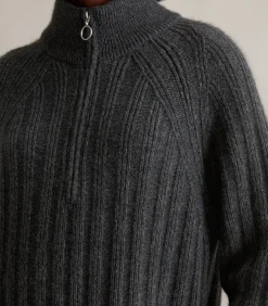 Relaxte gebreide jurk