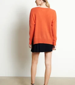 RIA 3 Diepe V-Hals Trui - 100% kasjmier