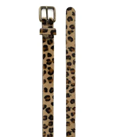 Riem 2 cm Made in Belgium Luipaard