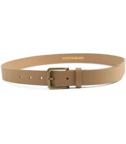 Riem Beige Leer