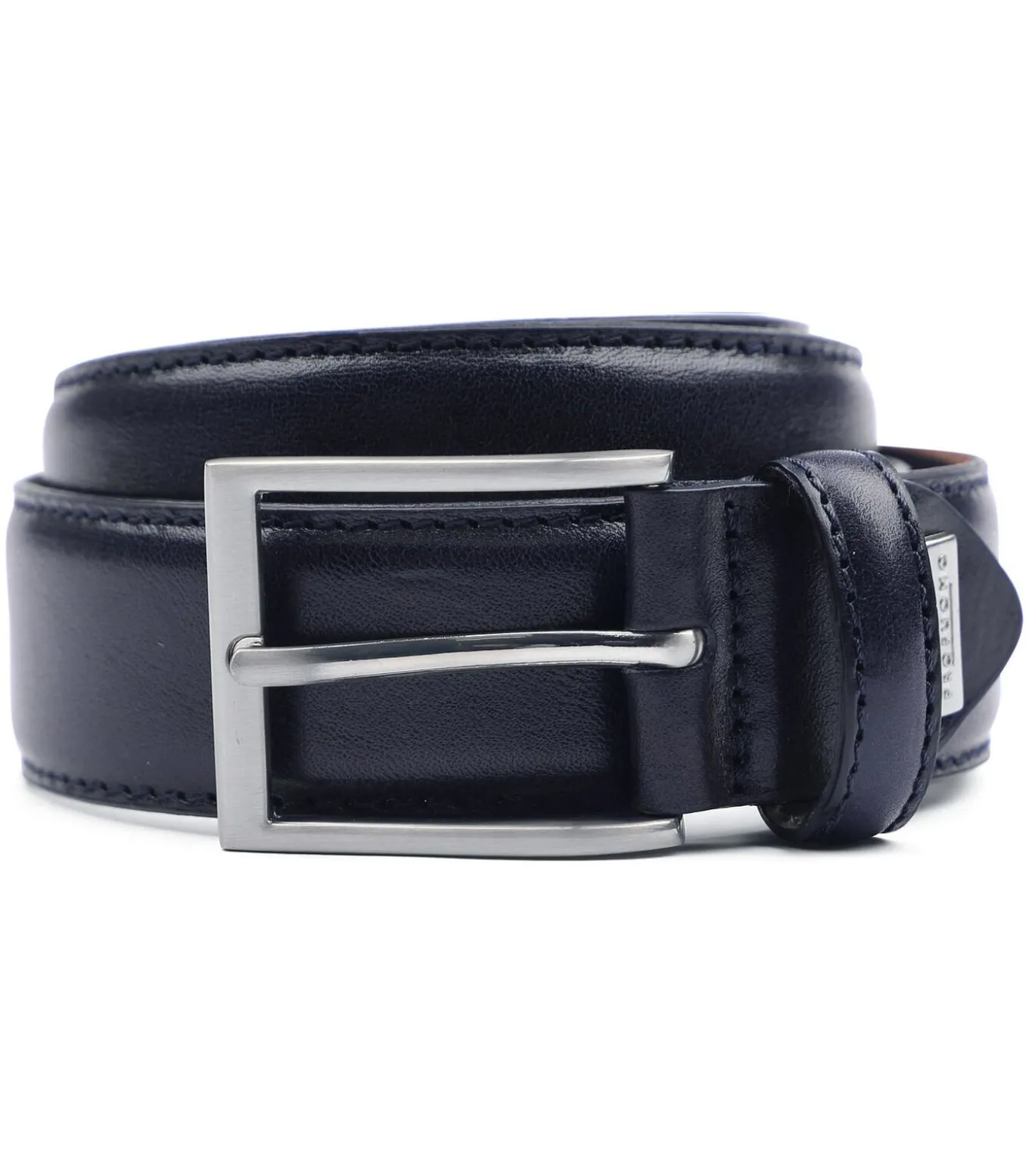 Riem Leer Donker Blauw