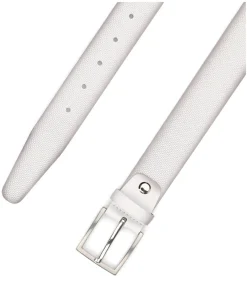 Riem Structuur Leer Wit