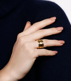 Ring "Echo" Goud Staal - BJ10A7203