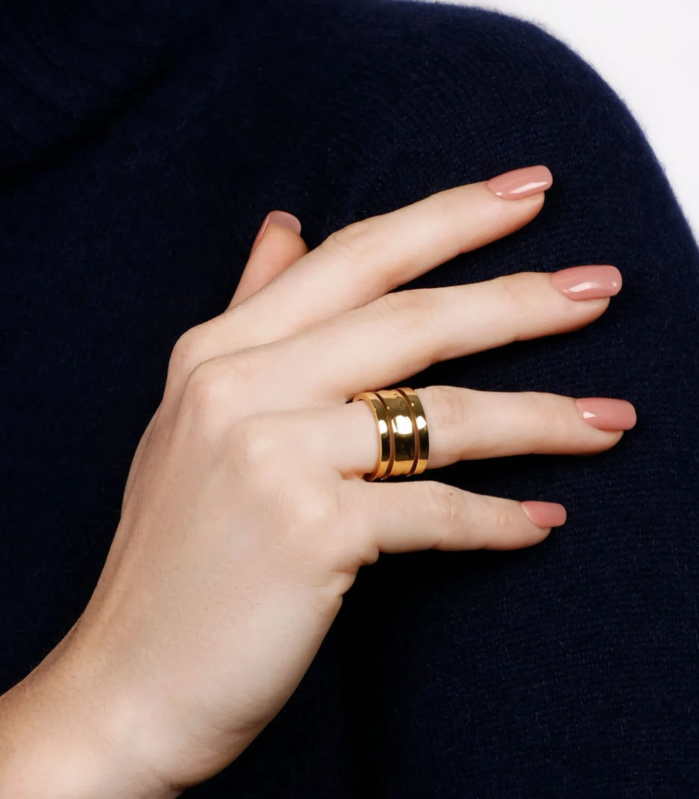 Ring "Echo" Goud Staal - BJ10A7203