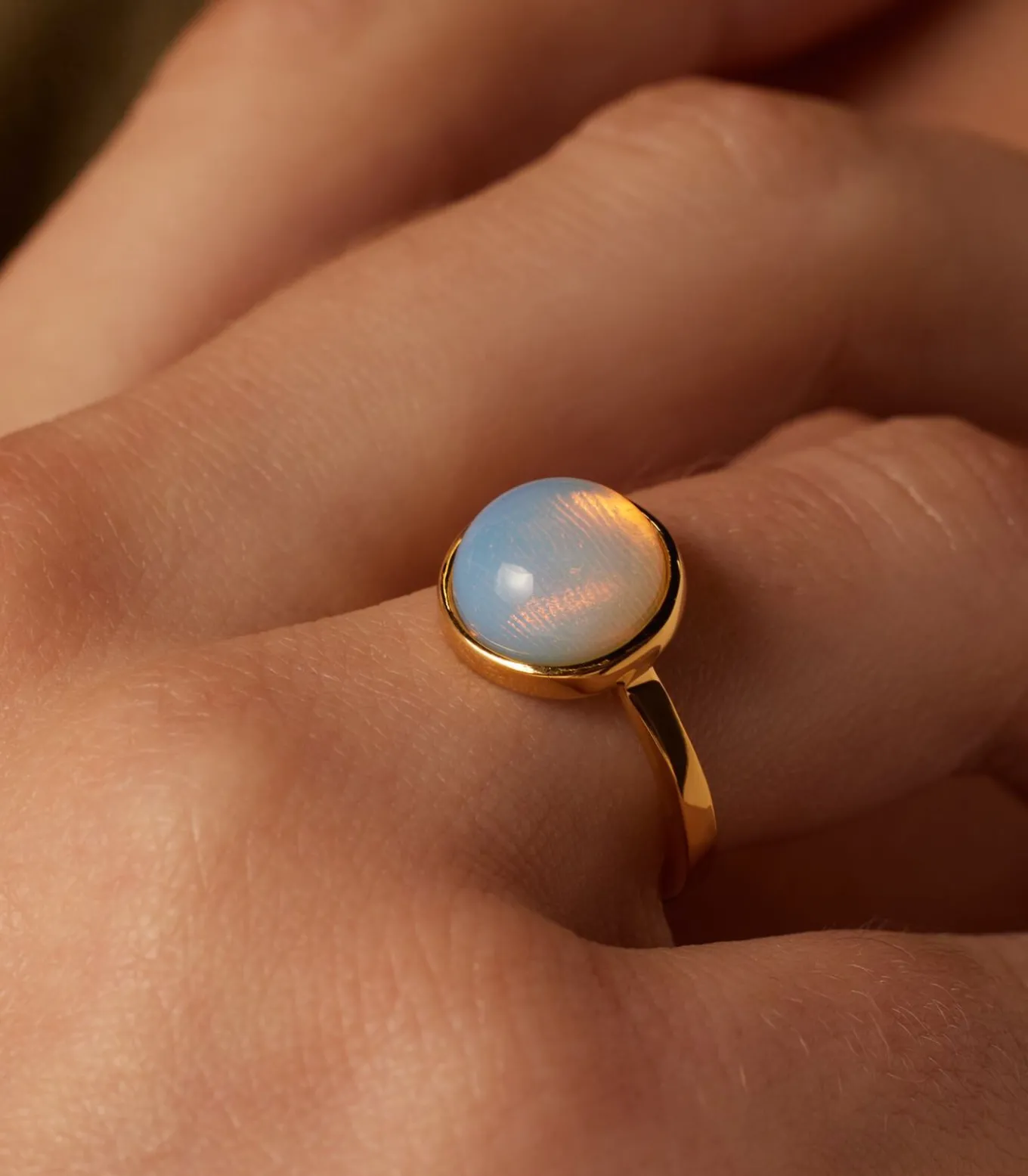 Ring Staal - Goudkleurig