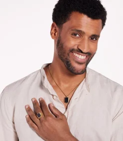 Ring Staal - goudkleurig