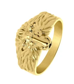 Ring Staal - goudkleurig