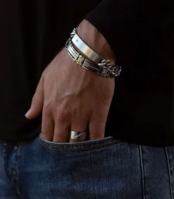 Ring Staal - zilverkleurig