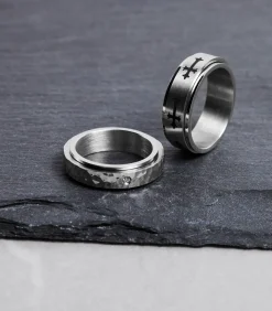 Ring Staal - zilverkleurig