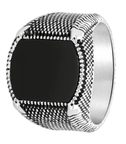 Ring Staal - zilverkleurig