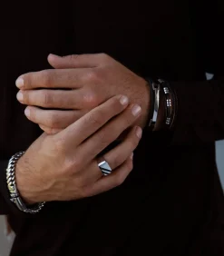 Ring Staal - zilverkleurig