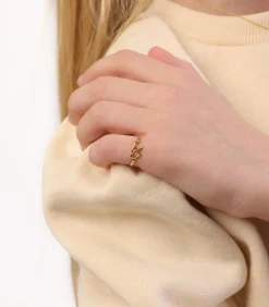 Ring Zilver - goudkleurig