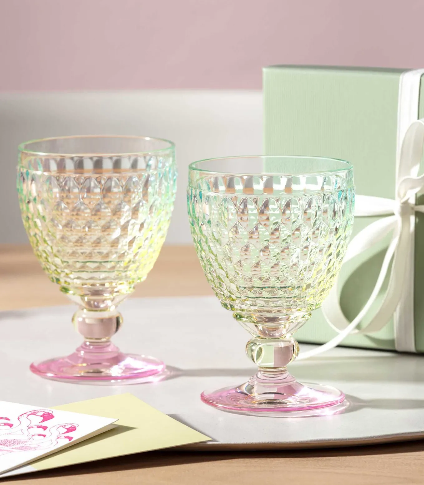 Rode wijnglas Boston Pearl