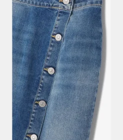 Rok recht van jeans RAPHA