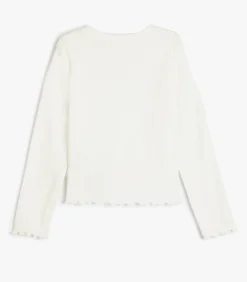 Ronde kraag Lange mouw T-shirt