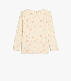 Ronde kraag Lange mouw T-shirt