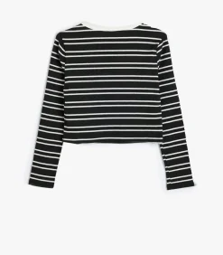 Ronde kraag Lange mouw T-shirt