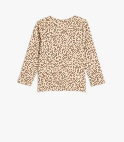 Ronde kraag Lange mouw T-shirt