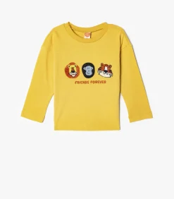 Ronde kraag Lange mouw T-shirt