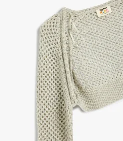 Ronde kraag Met gaas Vest