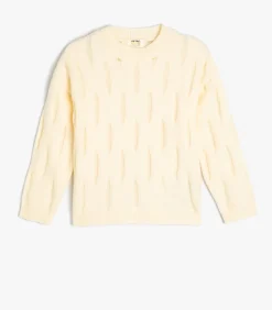 Ronde kraag Mobiel Sweater