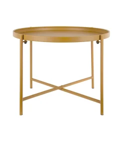 Salontafel Meseta - Geel - 50x50x38.5cm